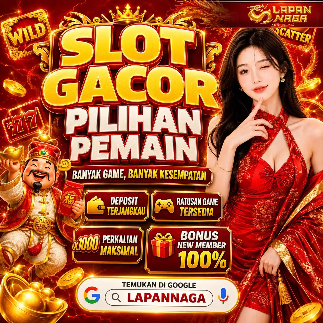 LAPANNAGA: Pusat Taruhan Daring Game Slot Online Minimal Depo 10k Via QRIS